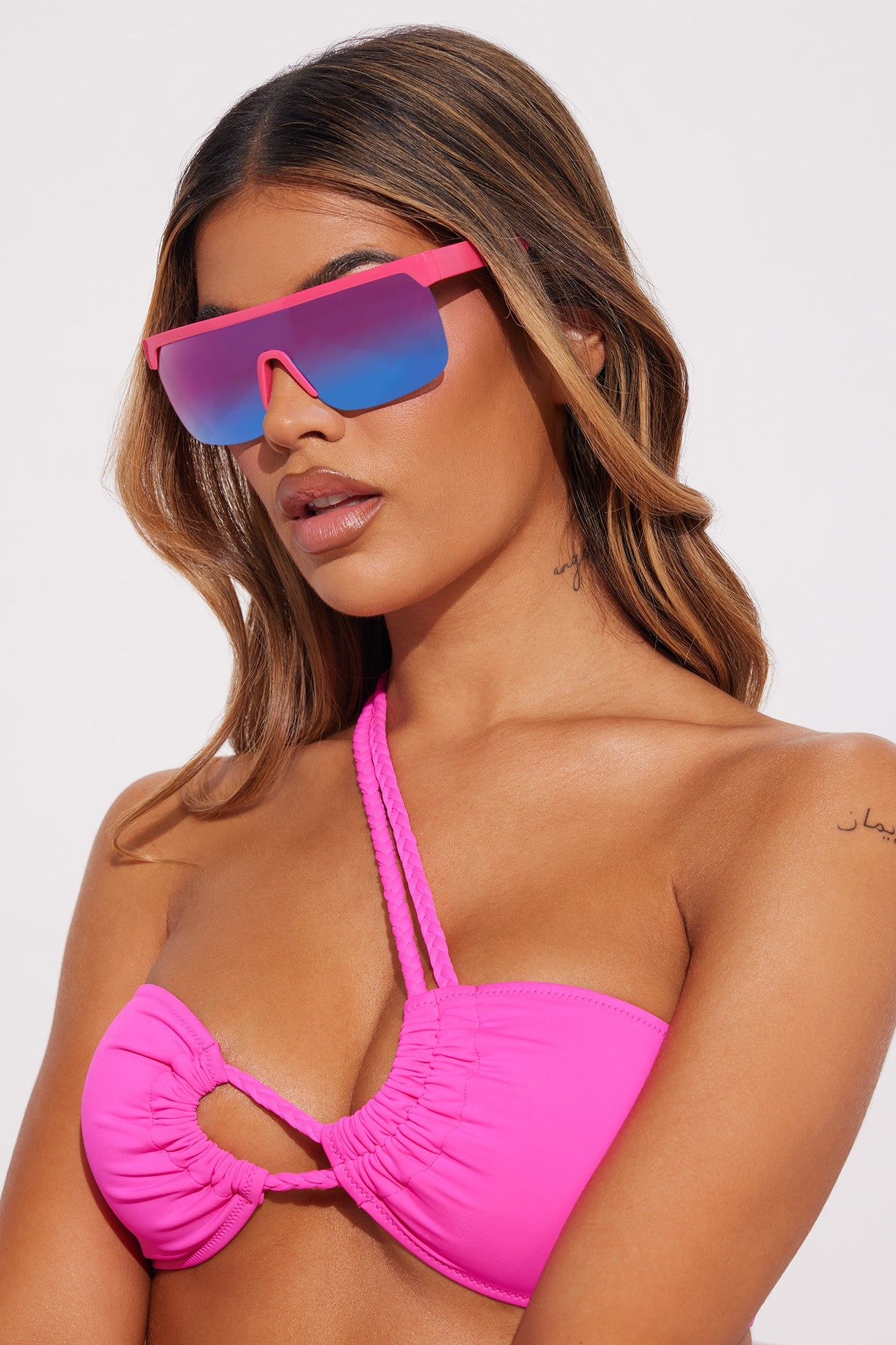 Sunny Days Are Here Sunglasses - Pink sold by Fashion Nova