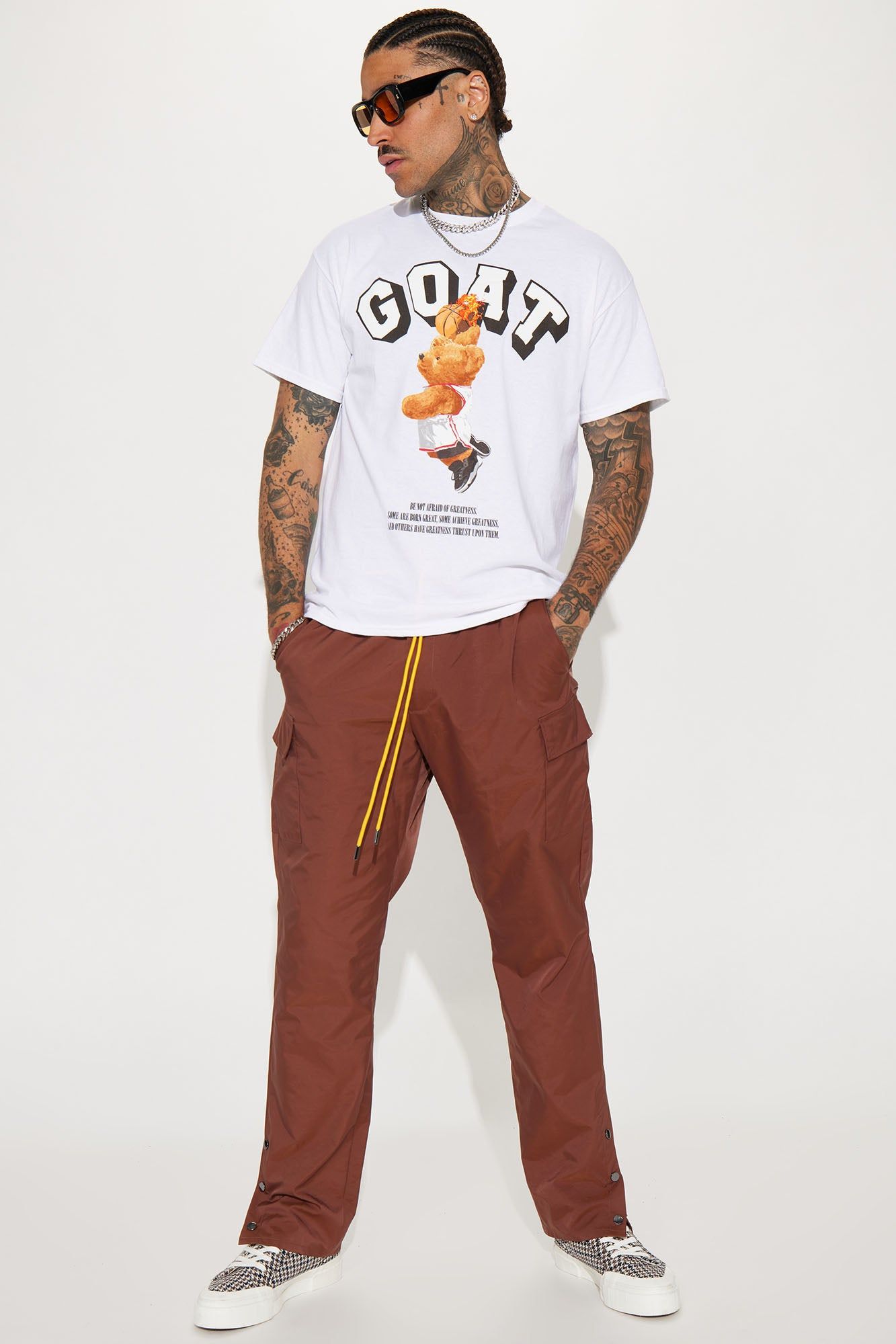 Prized Possession Nylon Pants - Brown sold by Fashion Nova product image thumbnail 3