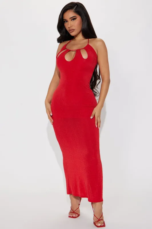 Hot N Spicy Maxi Dress - Red sold by Fashion Nova