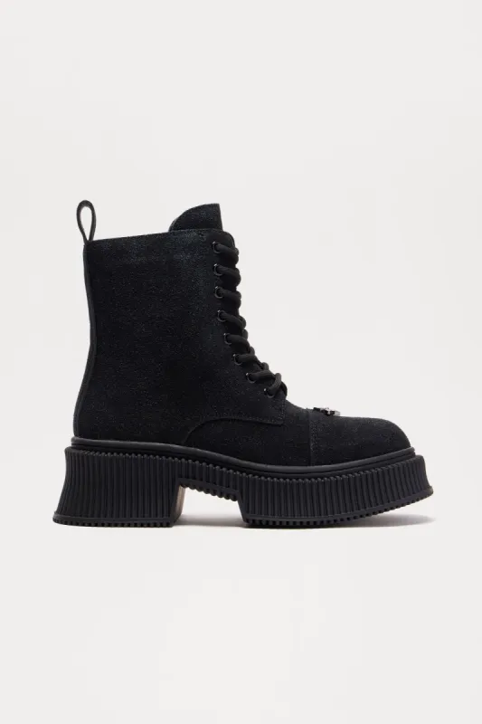 Brooklyn Platform Booties - Black sold by Fashion Nova