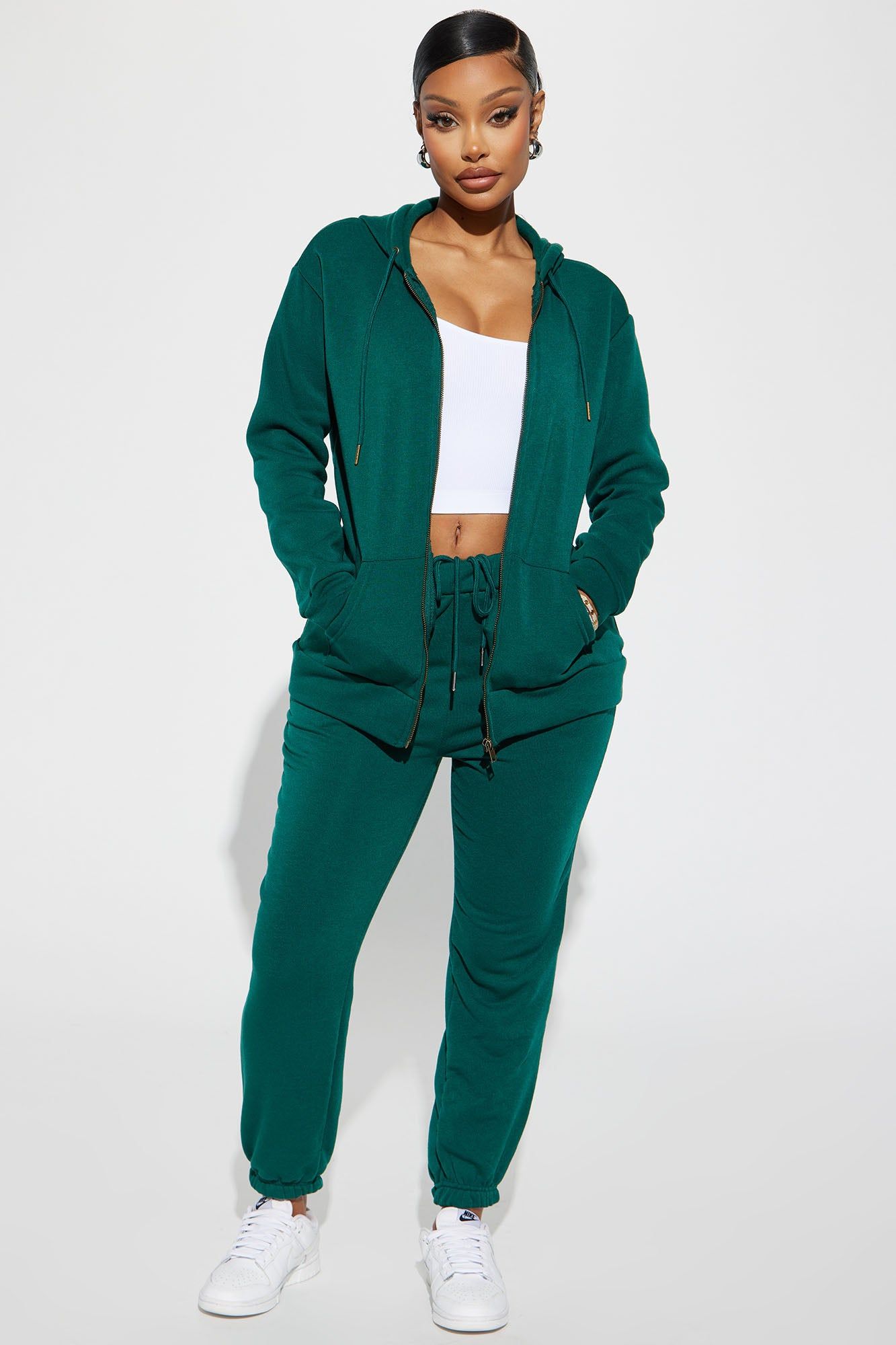 Lizette Oversized Lounge Hoodie - Hunter sold by Fashion Nova product image thumbnail 2