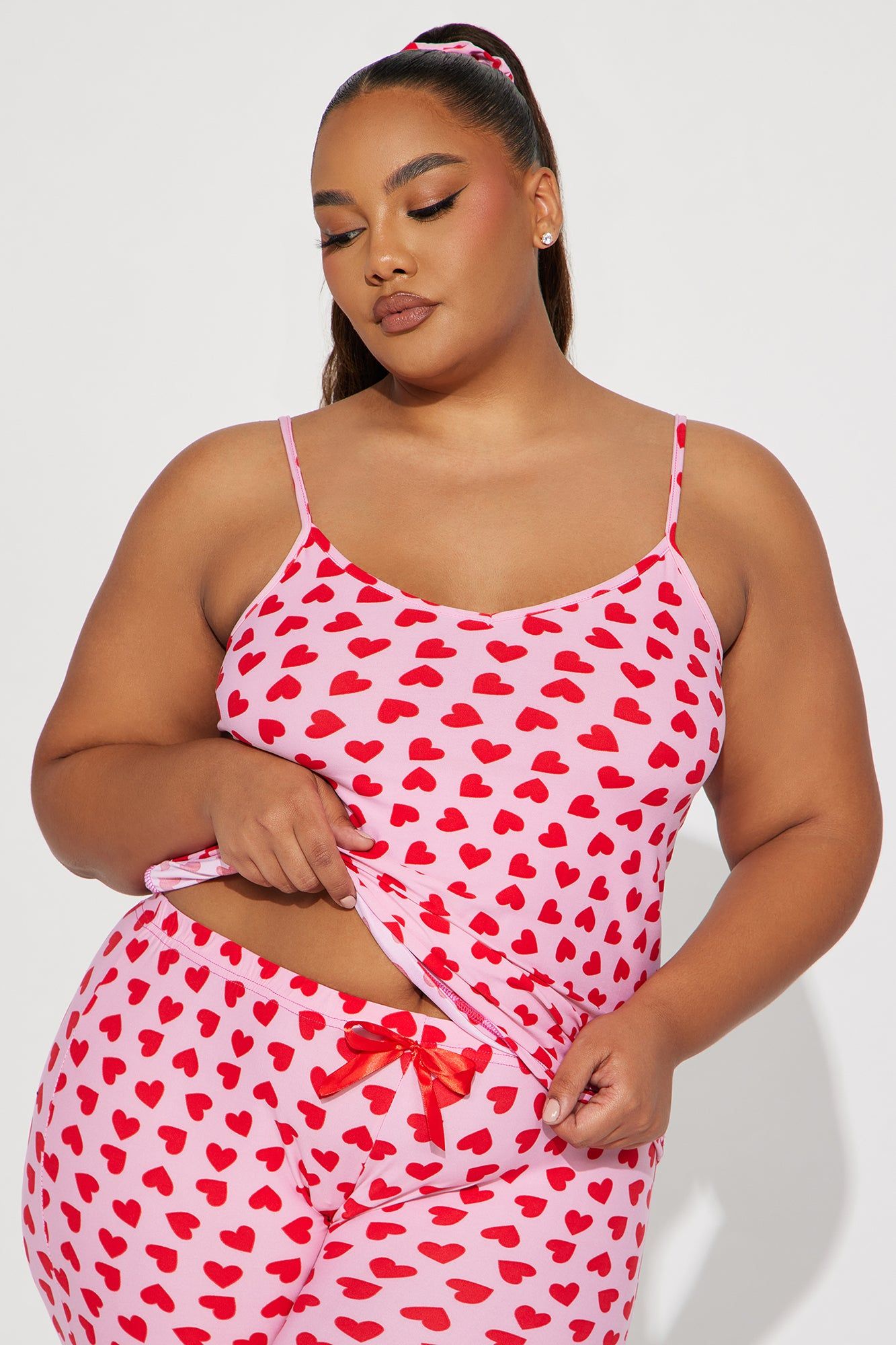 It's All Love 3 Piece PJ Jogger Set - Pink/combo sold by Fashion Nova product image thumbnail 5