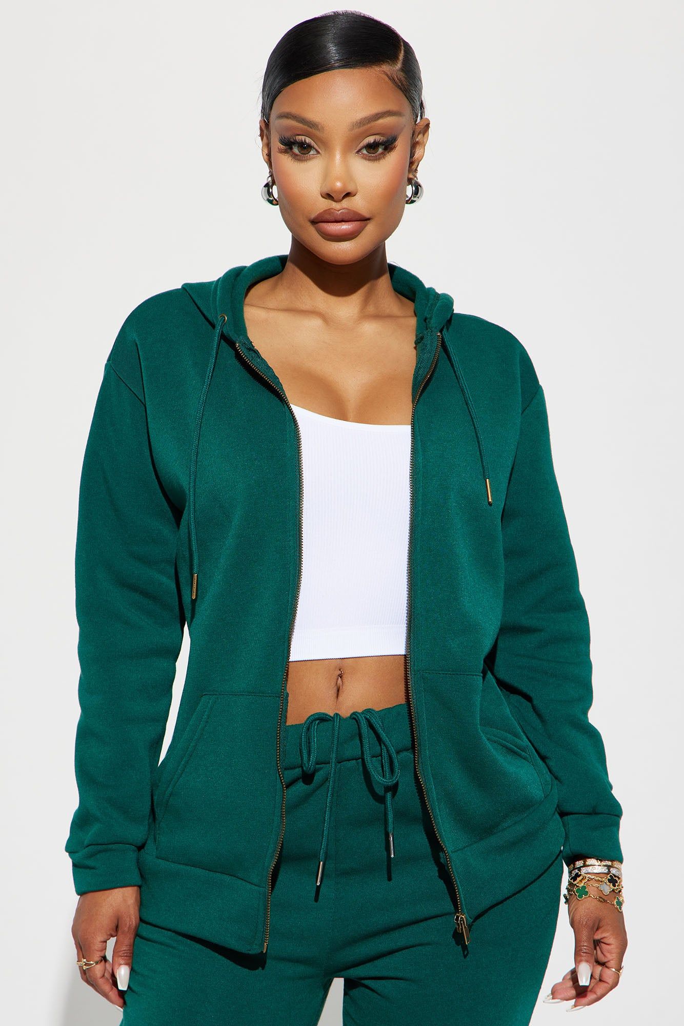 Lizette Oversized Lounge Hoodie - Hunter sold by Fashion Nova