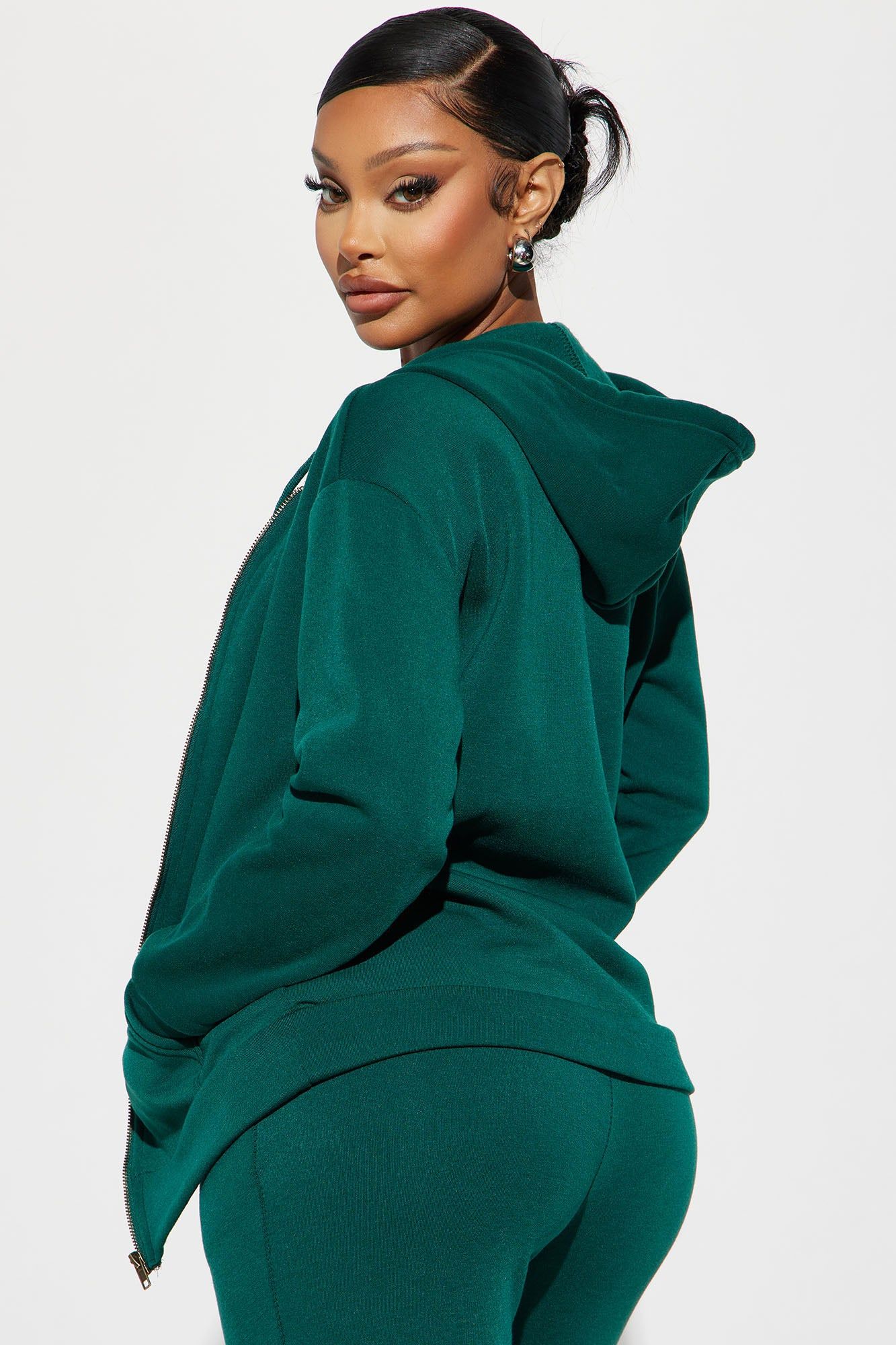 Lizette Oversized Lounge Hoodie - Hunter sold by Fashion Nova product image thumbnail 3