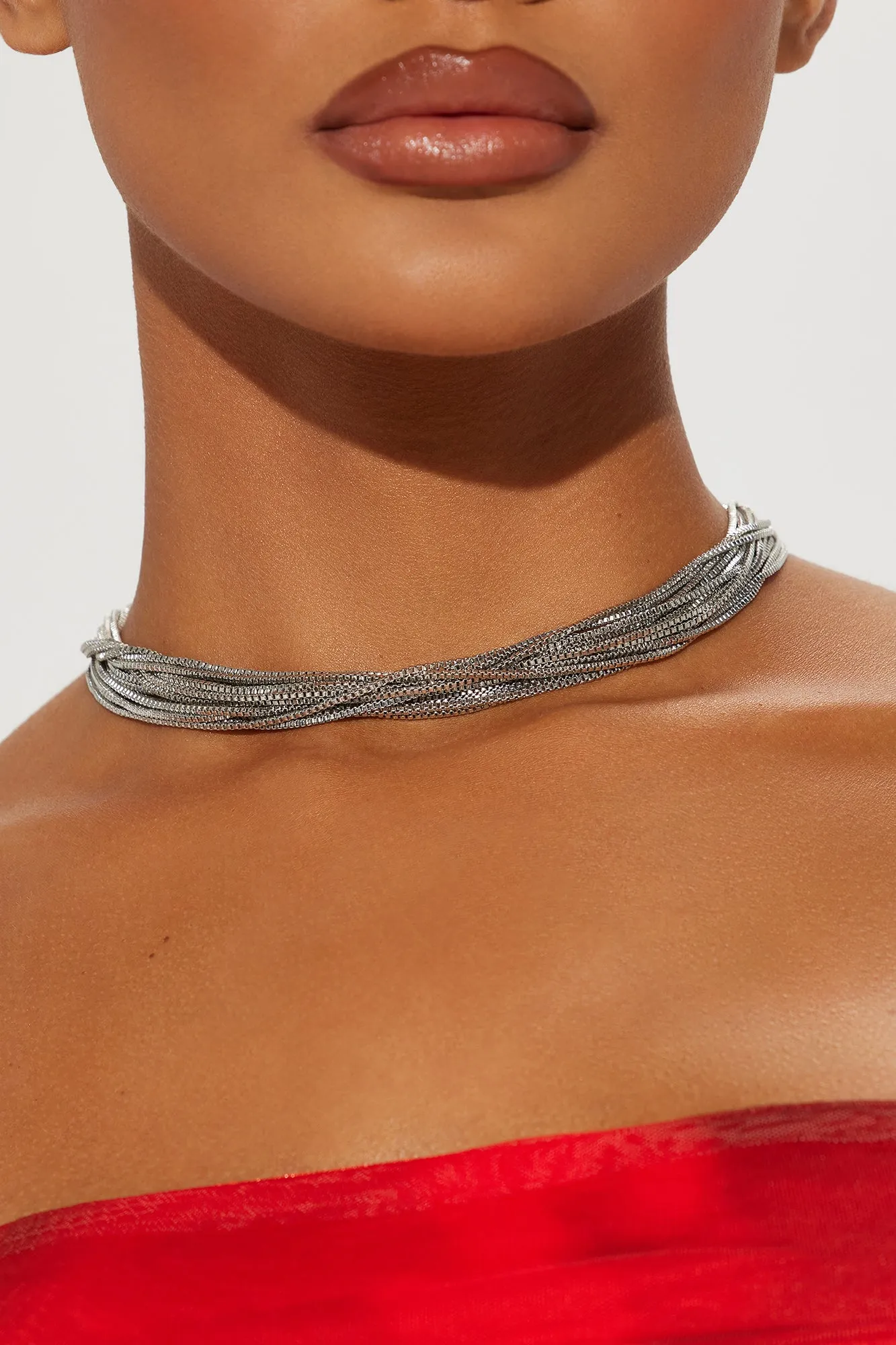 Solid Babe Necklace - Silver sold by Fashion Nova