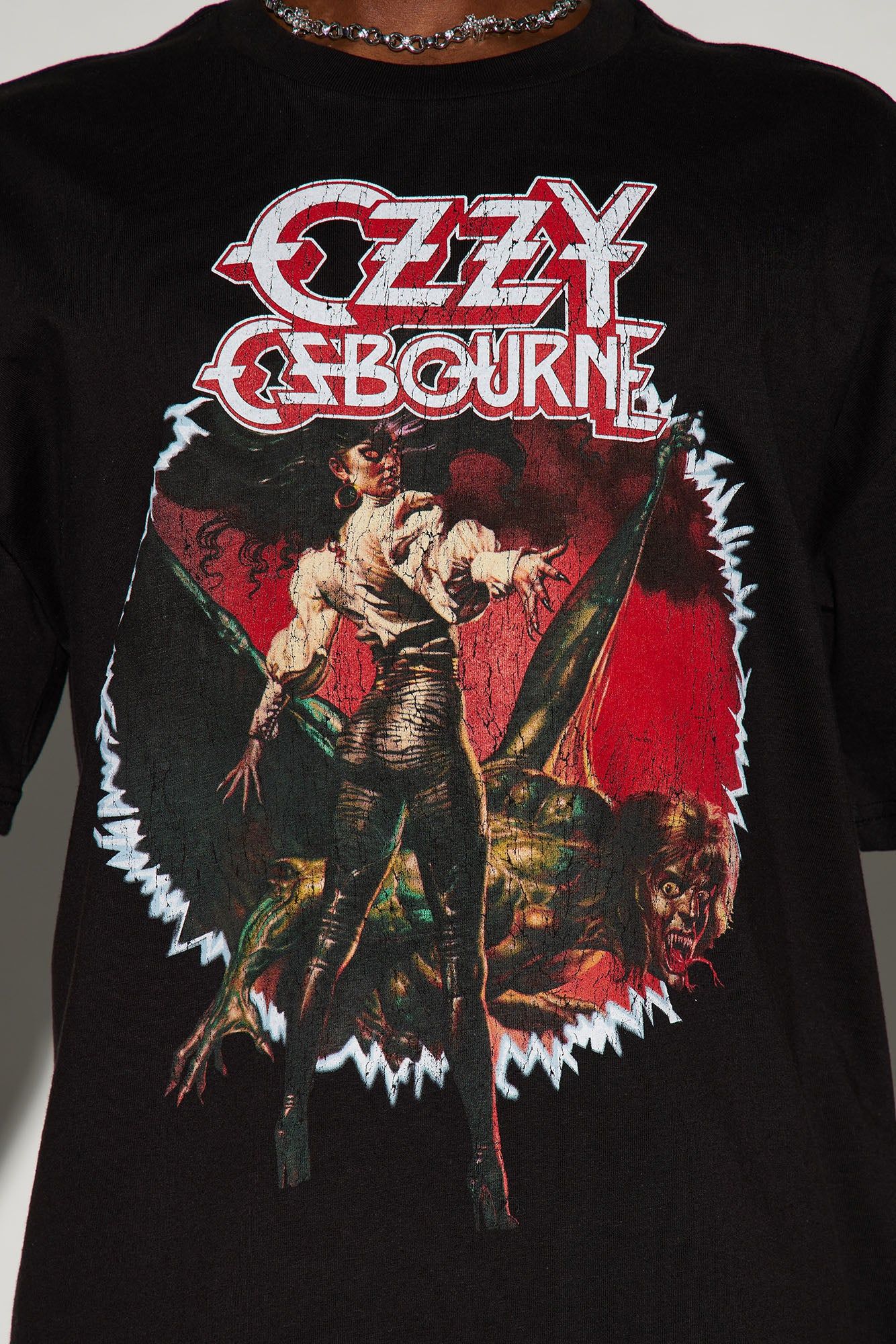 Ozzy Osbourne Oversized Short Sleeve Tee - Black sold by Fashion Nova product image thumbnail 2