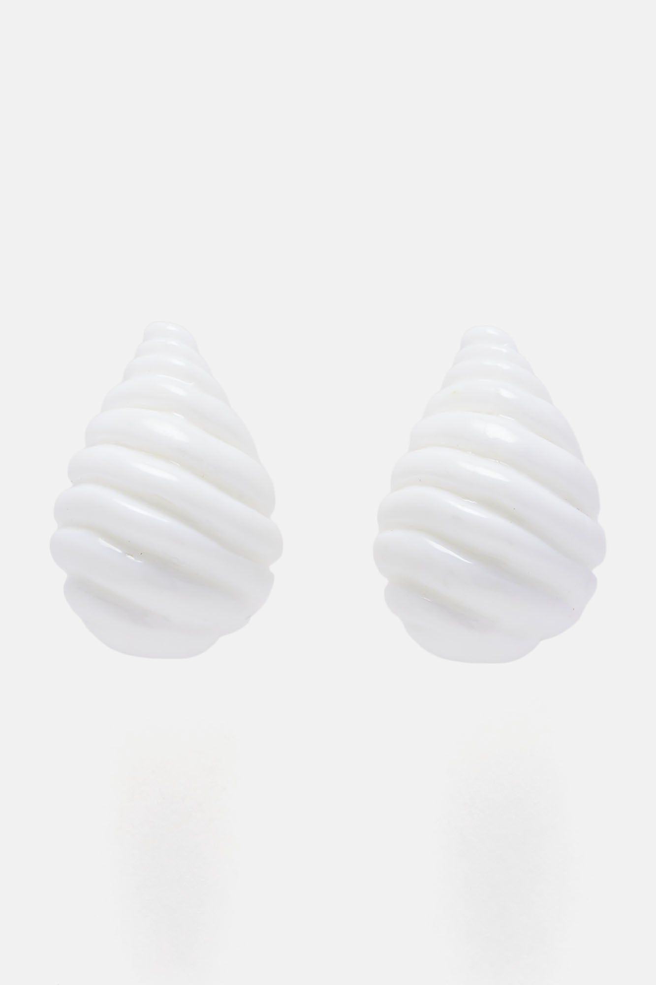 Bombshell Earrings - White sold by Fashion Nova product image thumbnail 2