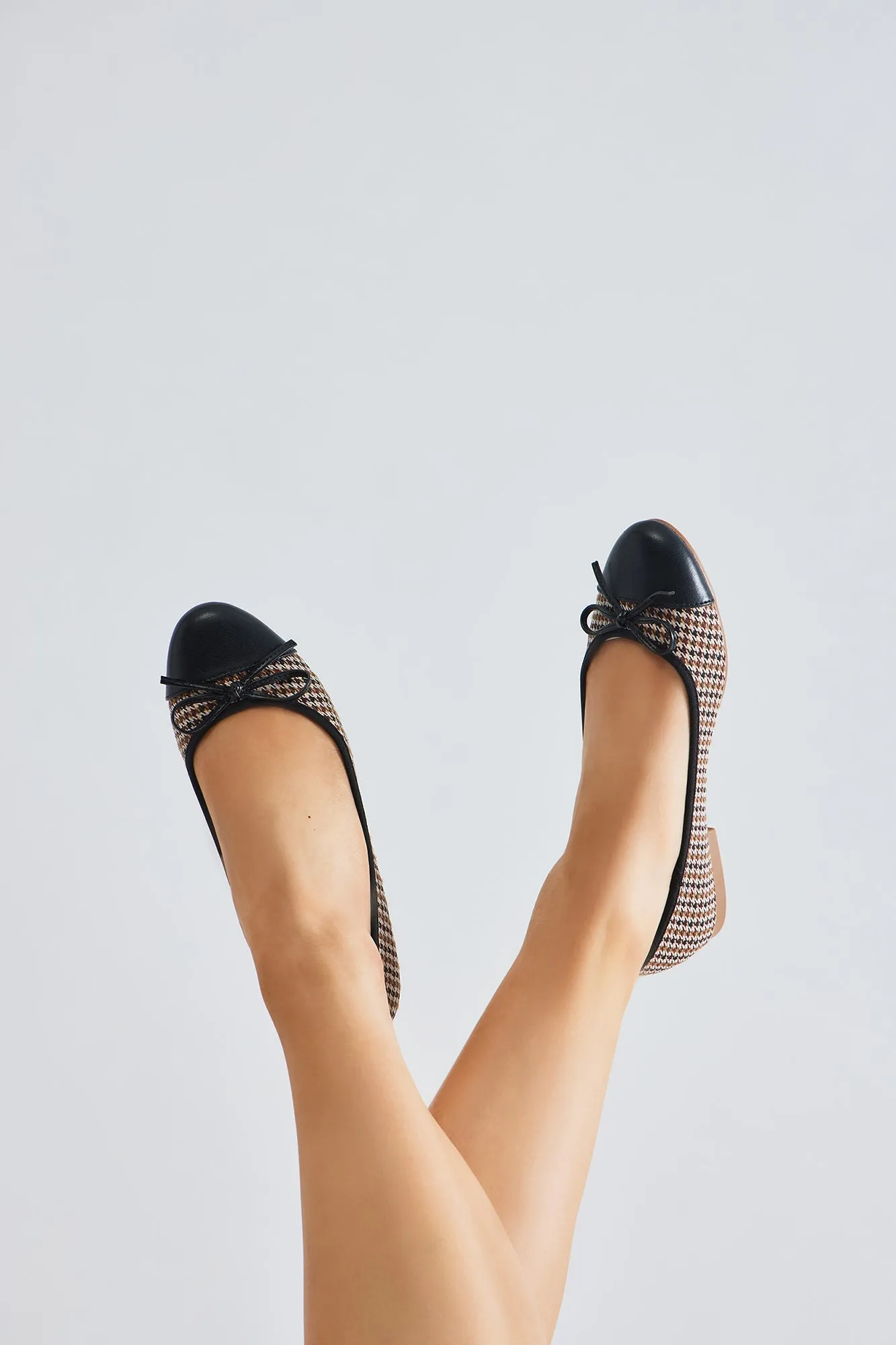 Felt Cute Flats - Brown/combo sold by Fashion Nova product image thumbnail 3