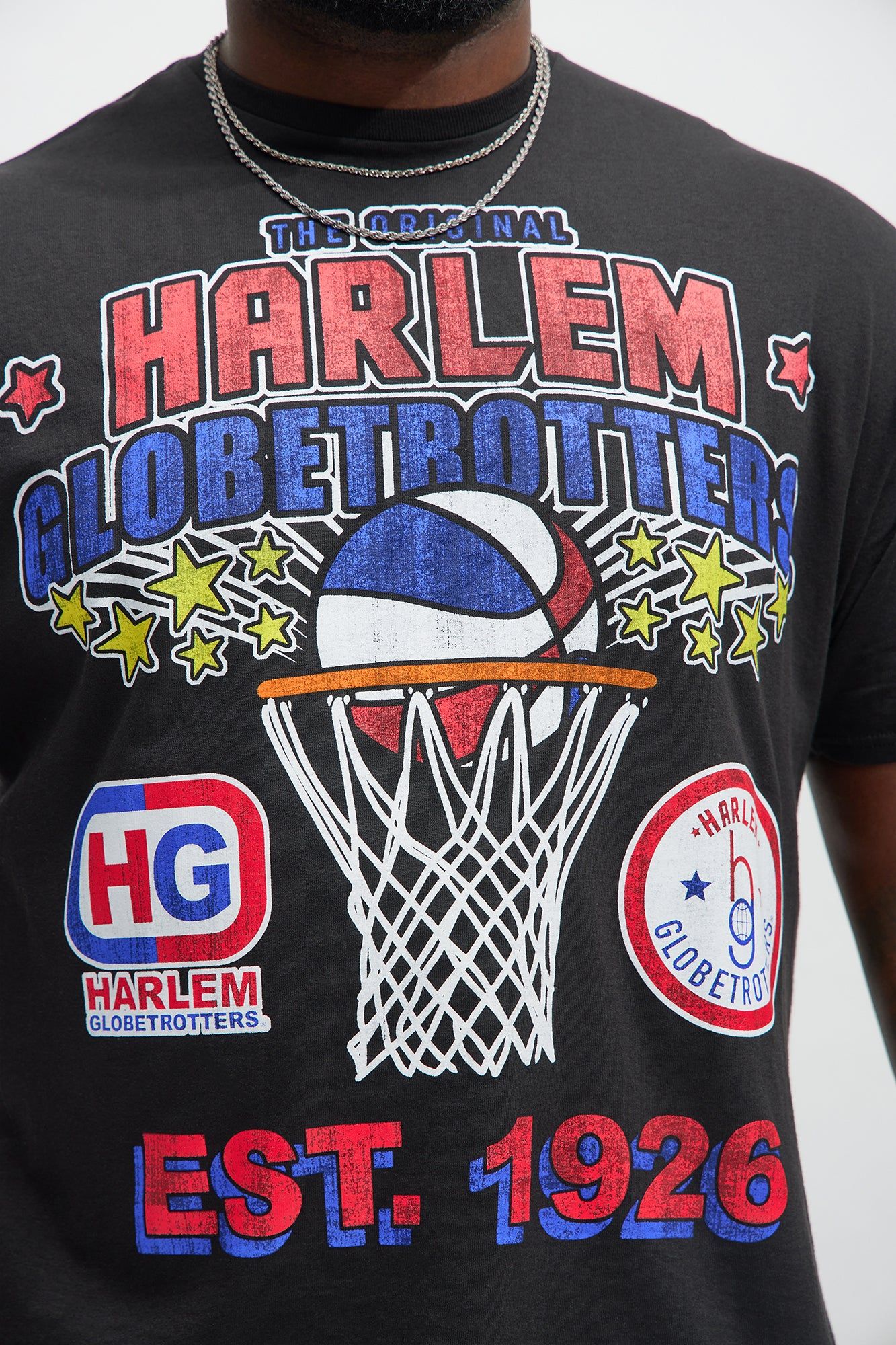 The Original Harlem Globetrotters Short Sleeve Tee - Black sold by Fashion Nova product image thumbnail 5
