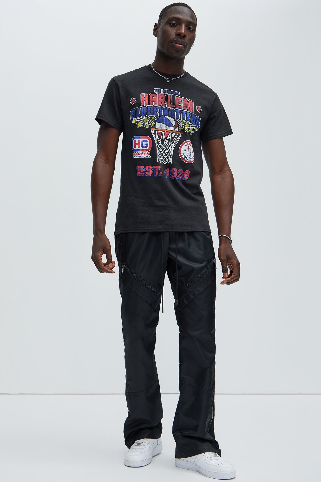 The Original Harlem Globetrotters Short Sleeve Tee - Black sold by Fashion Nova product image thumbnail 3