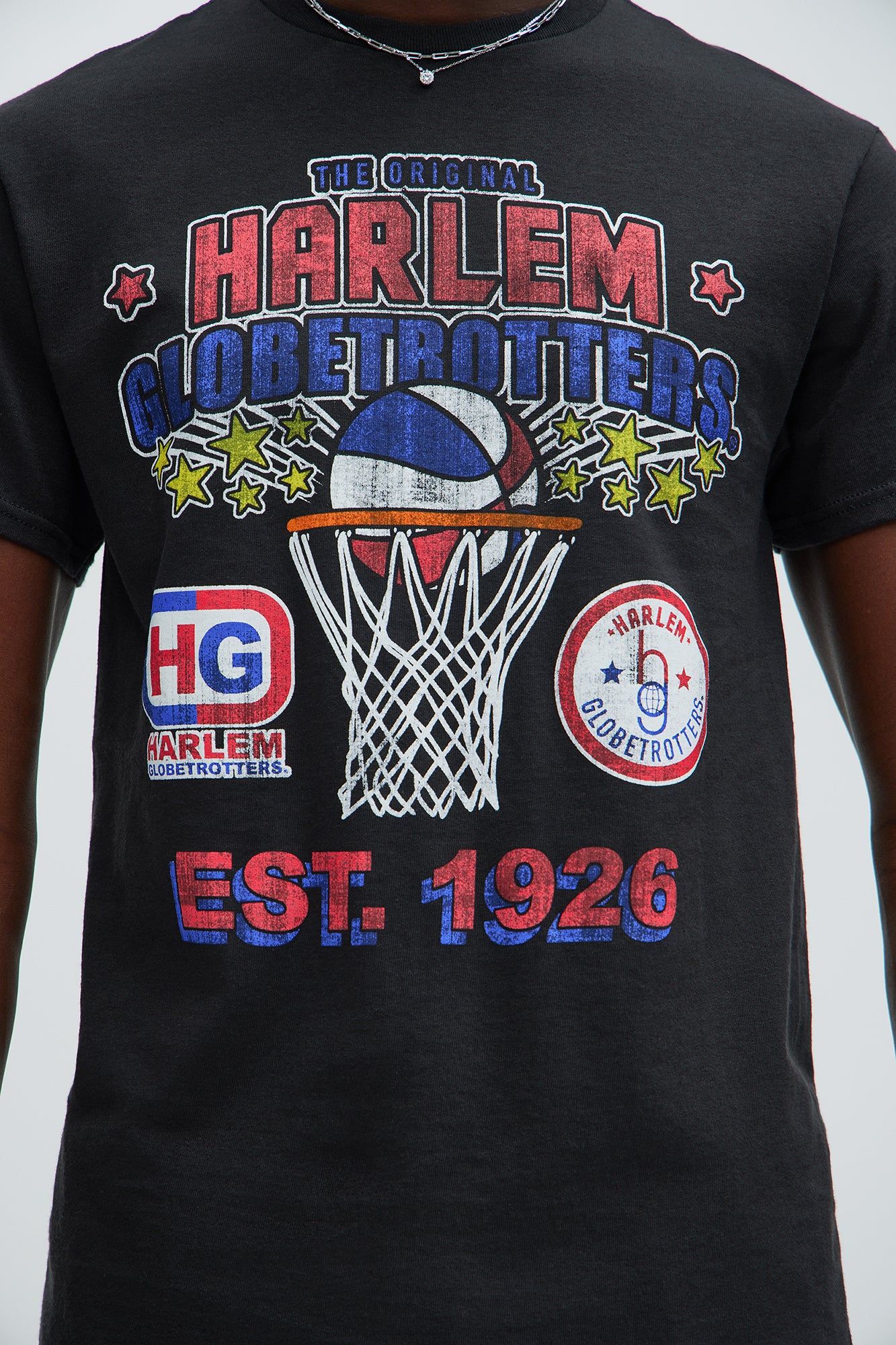 The Original Harlem Globetrotters Short Sleeve Tee - Black sold by Fashion Nova product image thumbnail 2