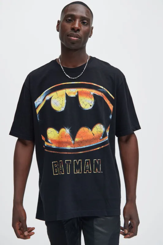 Batman Signal Short Sleeve Tee - Black sold by Fashion Nova