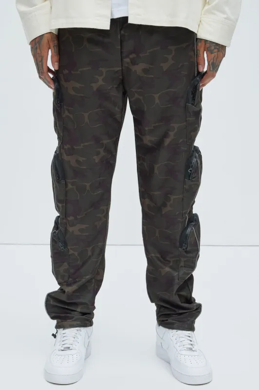 I Got You Cargo Pockets Track Pants - Camouflage sold by Fashion Nova