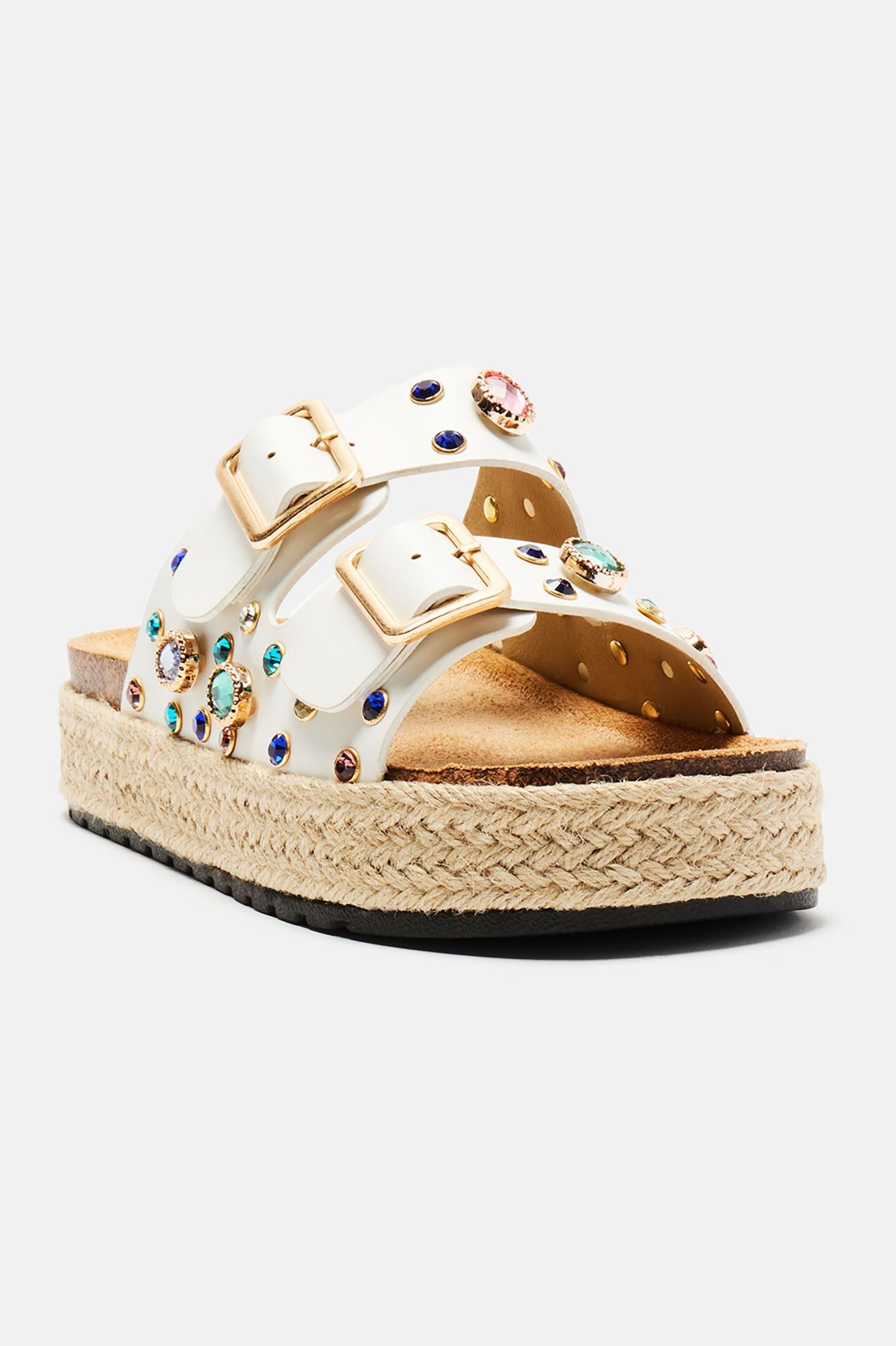 Members Only Platform Slides - White sold by Fashion Nova product image thumbnail 2