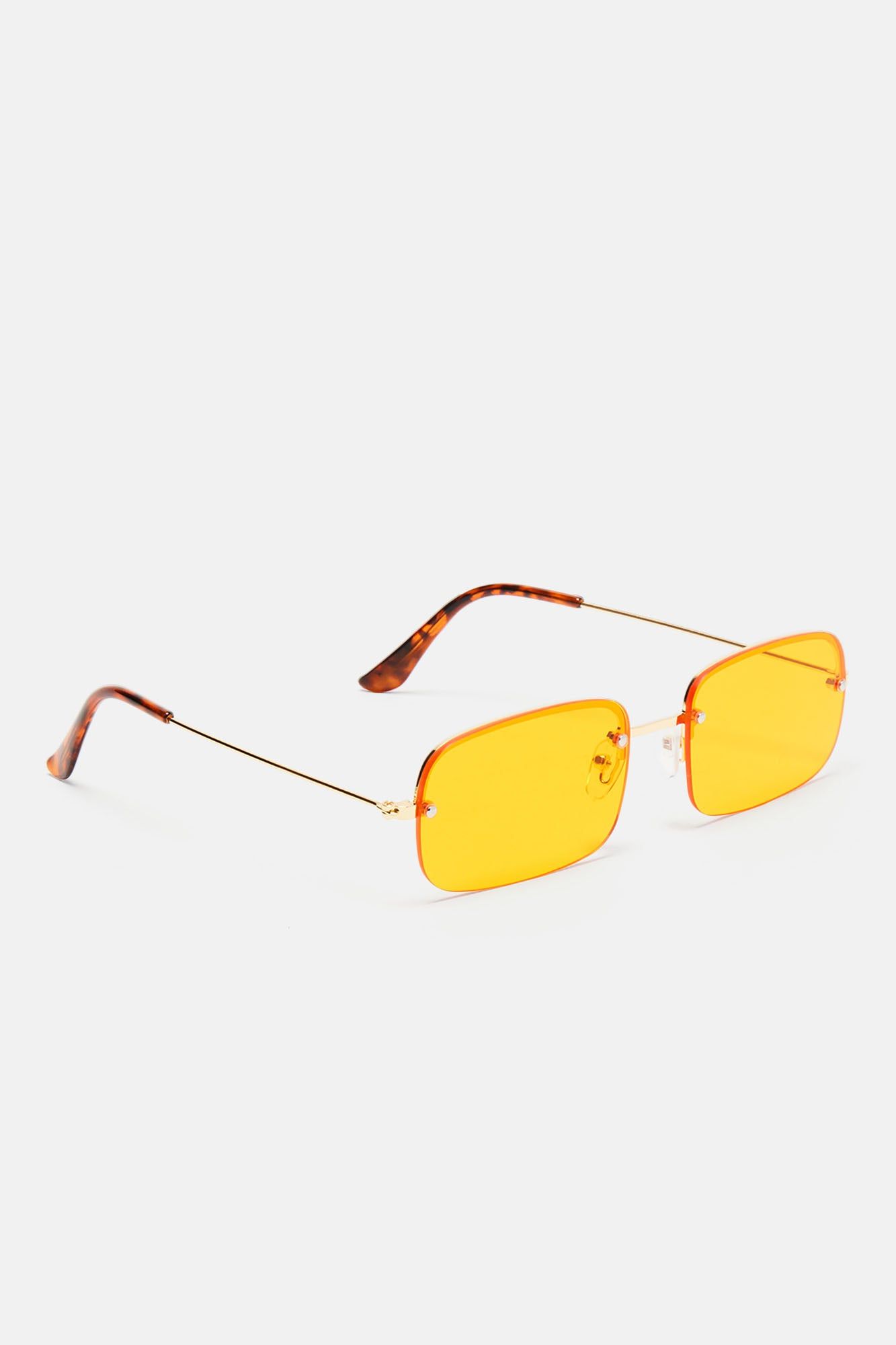Feelin' Groovy Sunglasses - Gold/Orange sold by Fashion Nova product image thumbnail 2