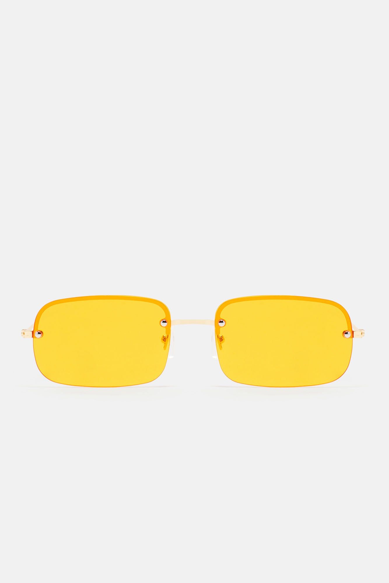 Feelin' Groovy Sunglasses - Gold/Orange sold by Fashion Nova product image thumbnail 3