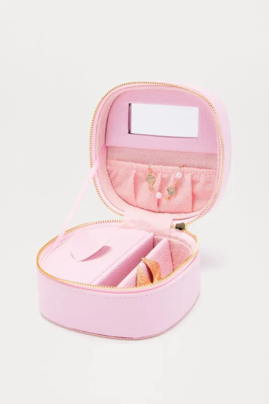 The Bow On Top Jewelry Box - Pink sold by Fashion Nova