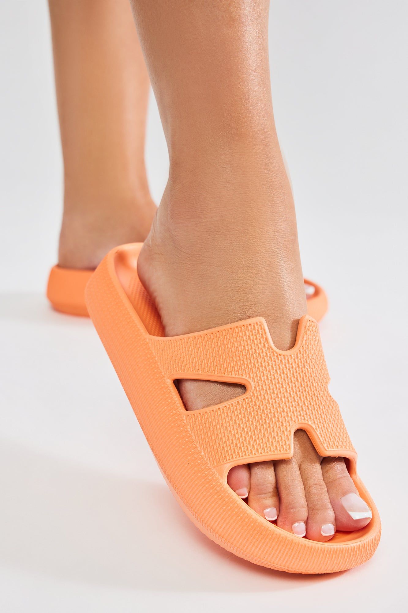Can You Dig It Casual Slides - Orange sold by Fashion Nova