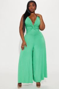 Don't Doubt Me Jumpsuit - Kelly Green sold by Fashion Nova