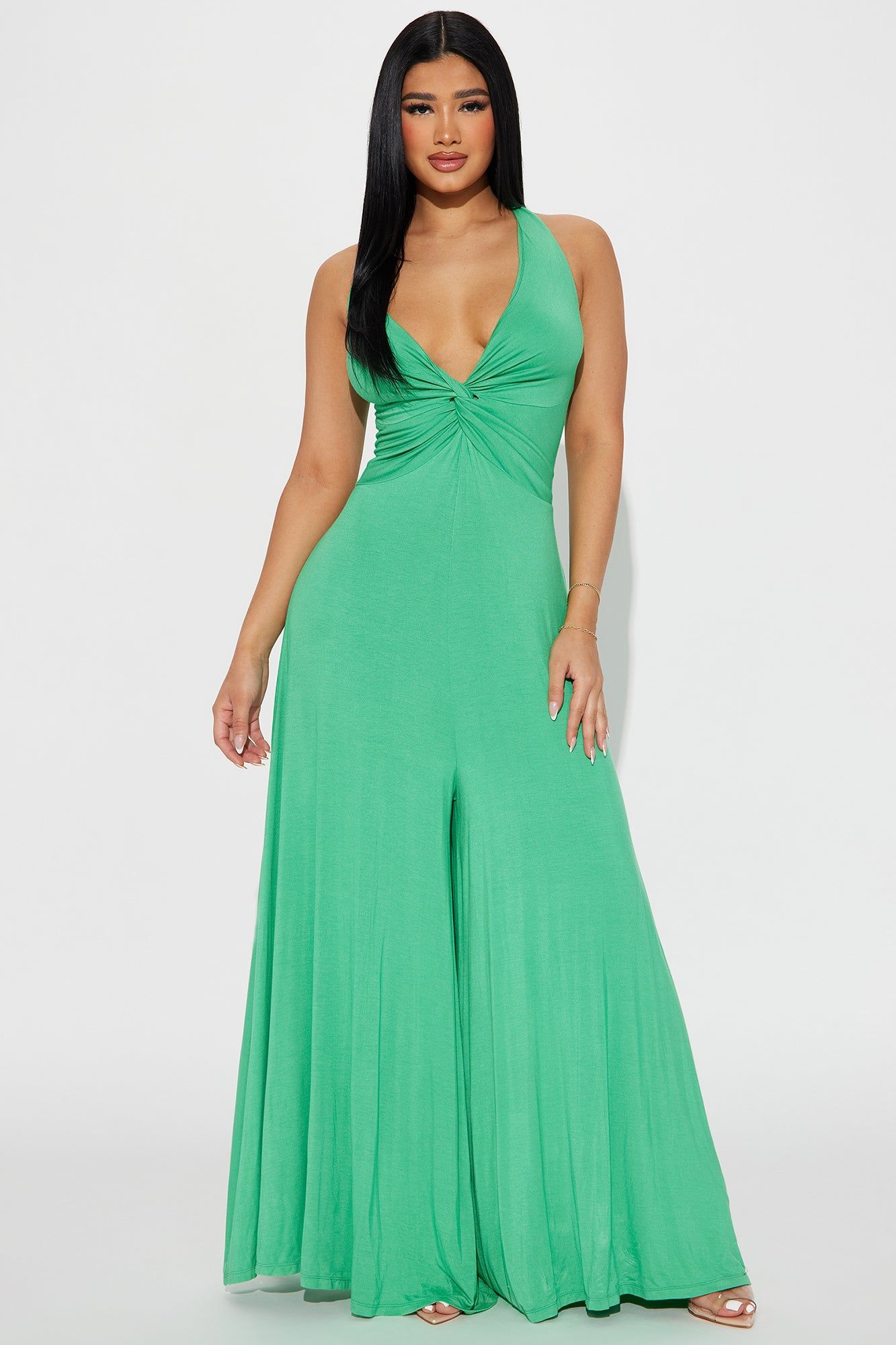 Don't Doubt Me Jumpsuit - Kelly Green sold by Fashion Nova