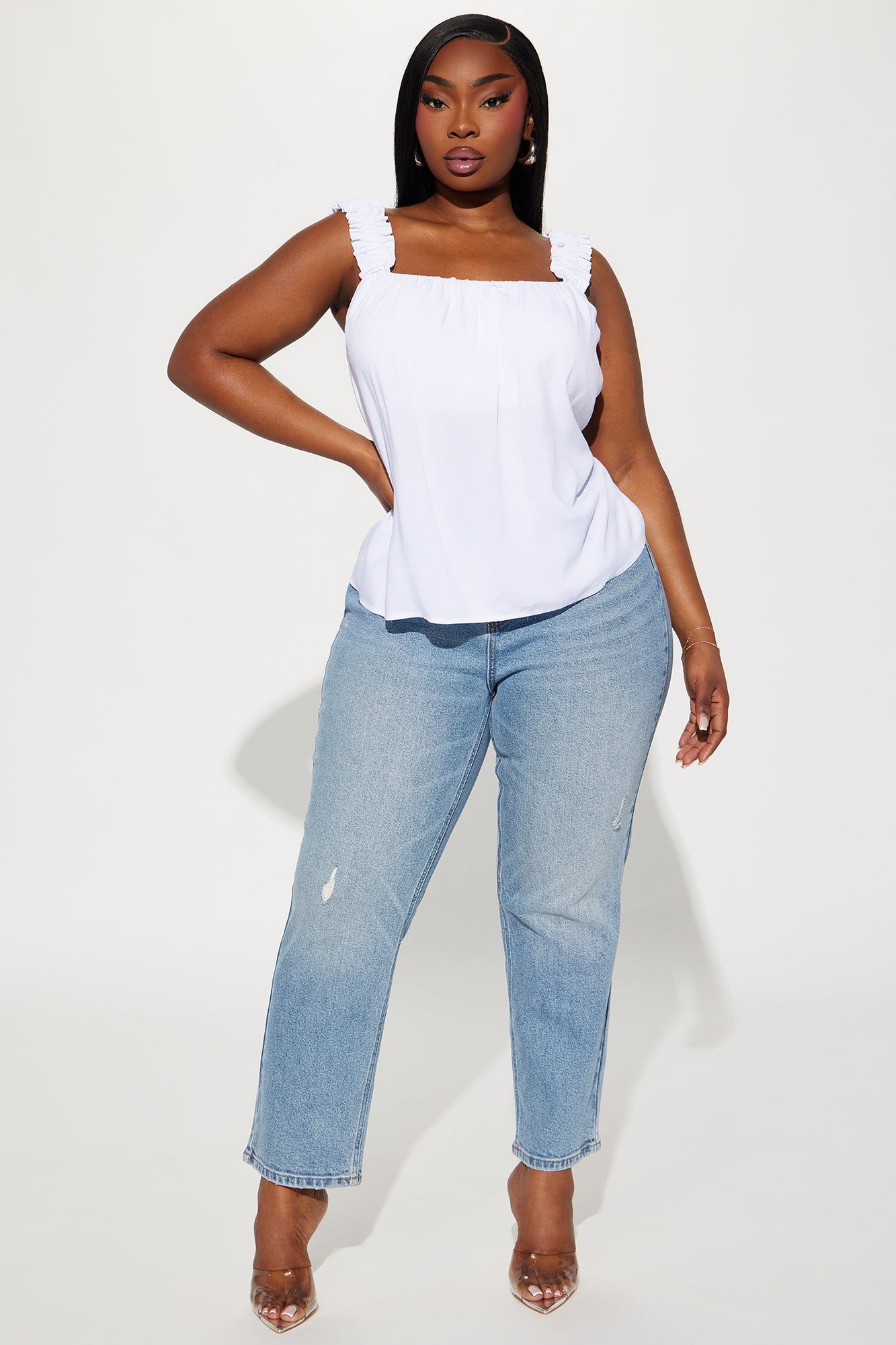 Connie Top - White sold by Fashion Nova product image thumbnail 5