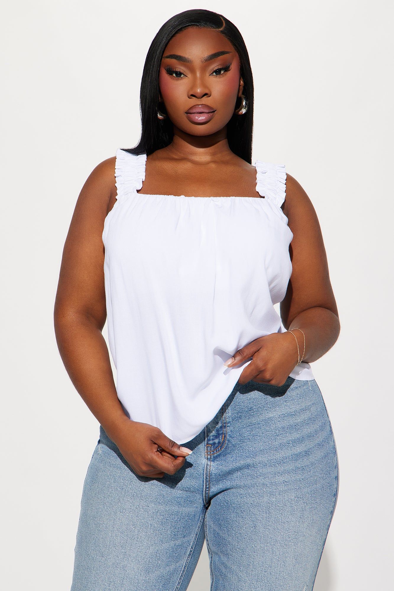 Connie Top - White sold by Fashion Nova product image thumbnail 4