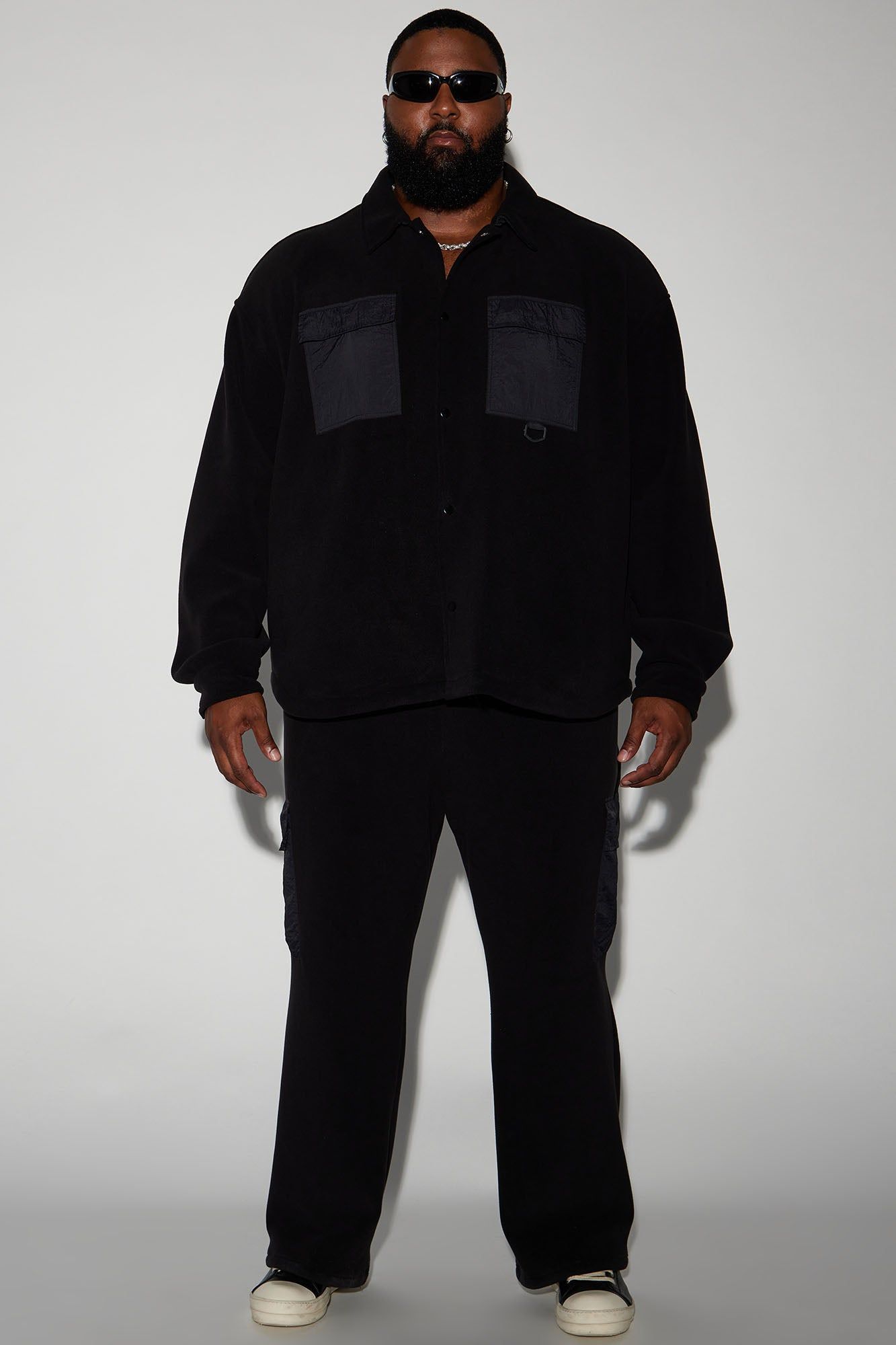 Watch It Happen Shacket - Black sold by Fashion Nova product image thumbnail 5