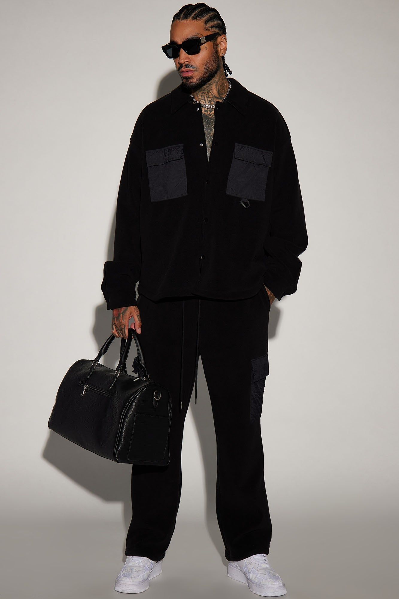 Watch It Happen Shacket - Black sold by Fashion Nova product image thumbnail 2