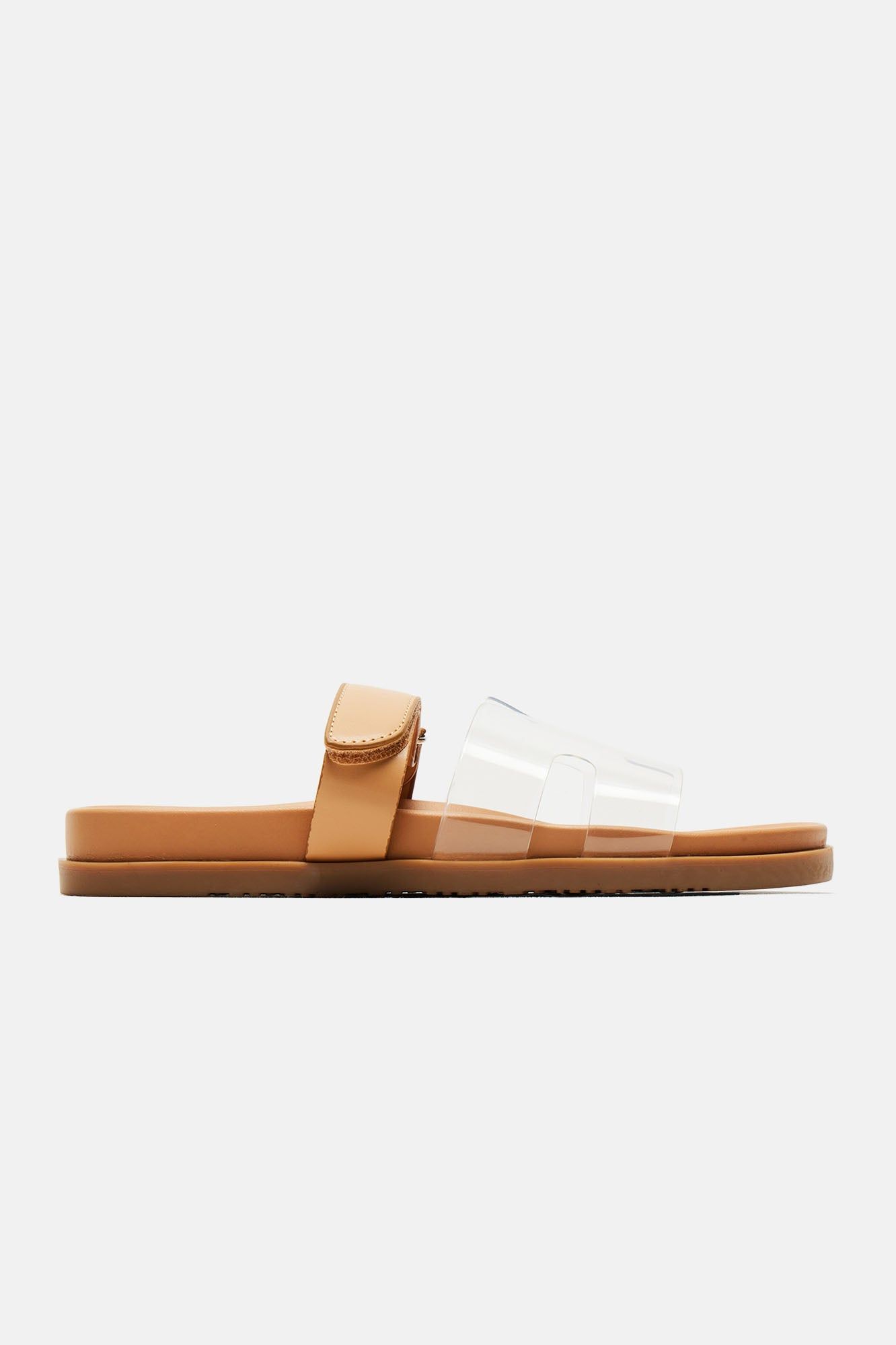 Ayana Clear Casual Slides - Beige sold by Fashion Nova product image thumbnail 4