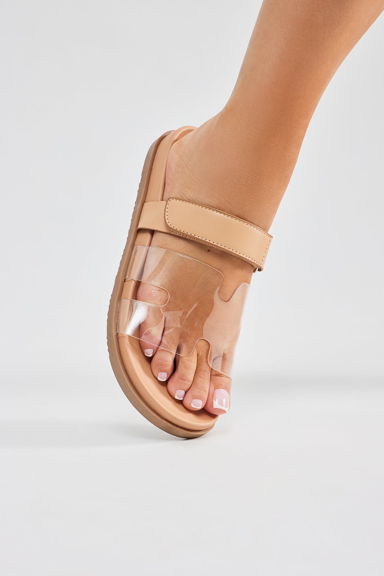 Ayana Clear Casual Slides - Beige sold by Fashion Nova product image thumbnail 5