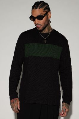 Follow Up Long Sleeve Tee - Black sold by Fashion Nova