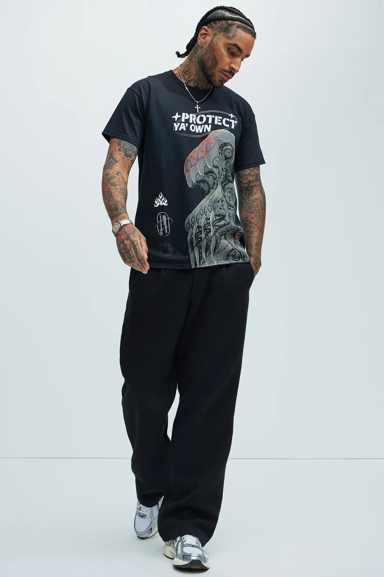 Protect Ya Own Short Sleeve Tee - Black sold by Fashion Nova product image thumbnail 2