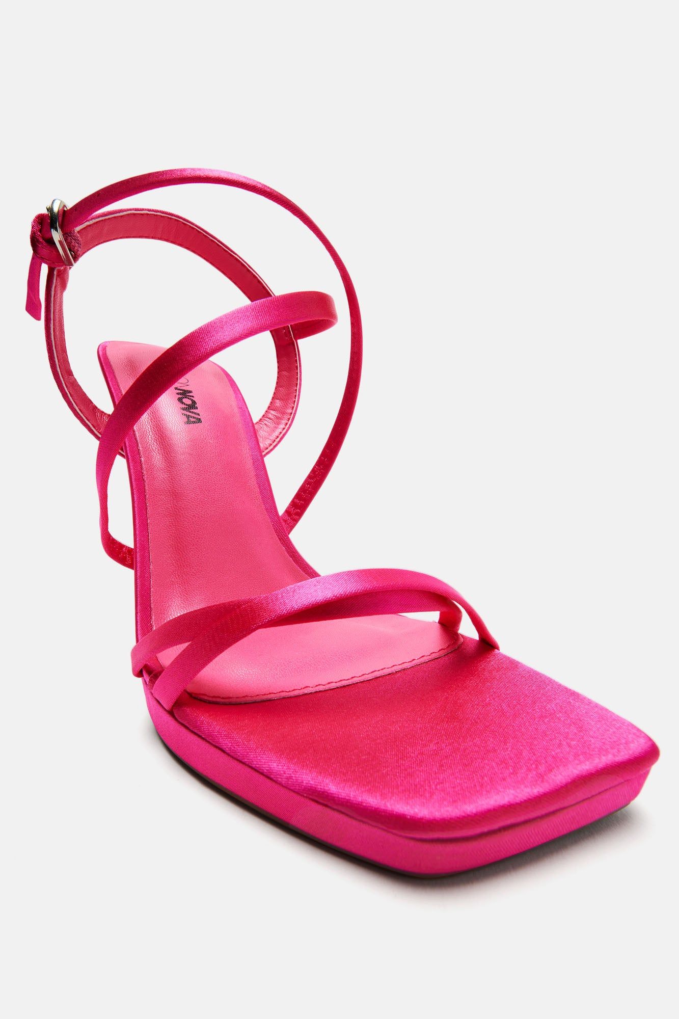 Solina Heeled Sandals - Pink sold by Fashion Nova product image thumbnail 4