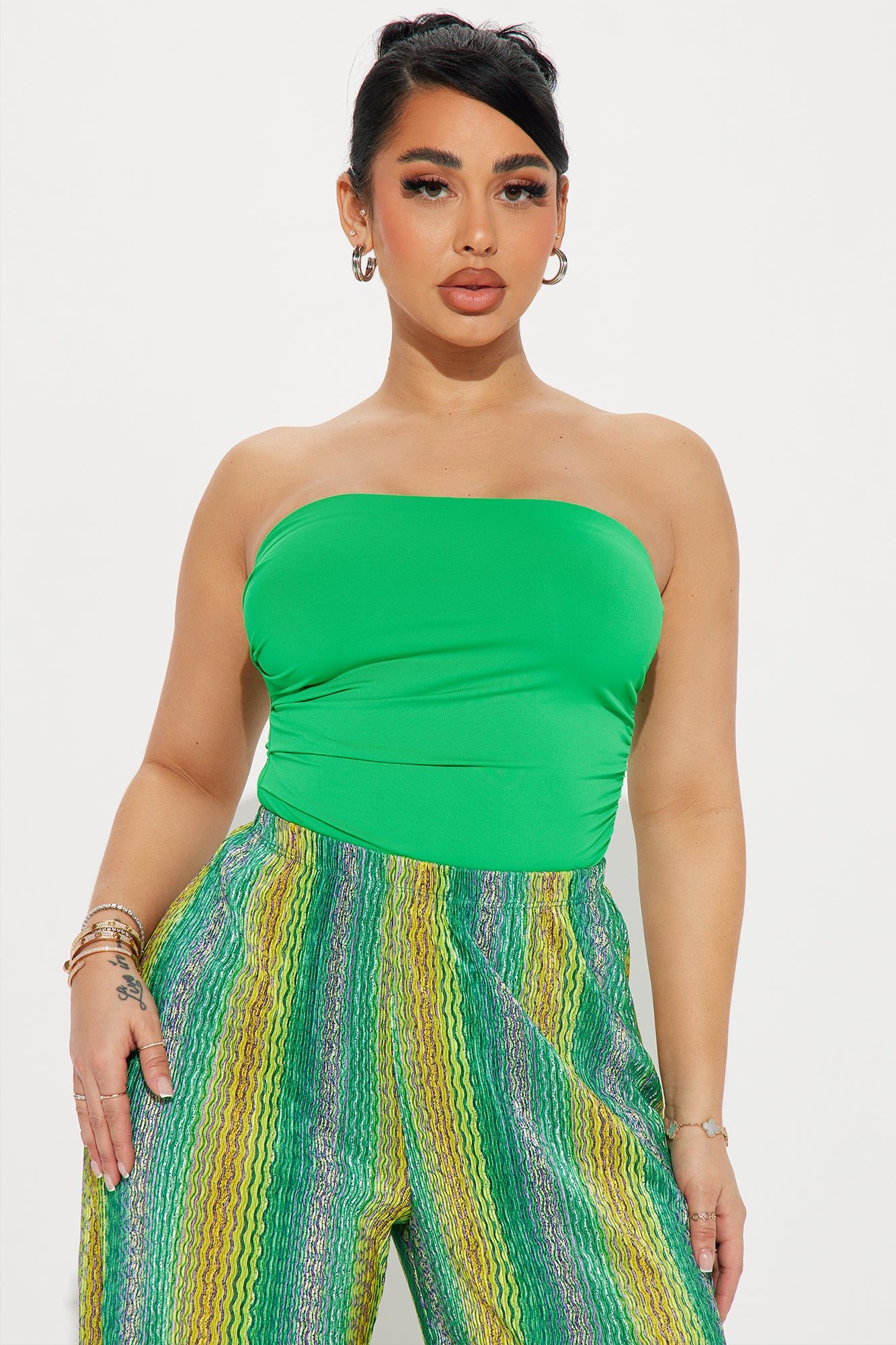 Sunday Brunch Bodysuit - Kelly Green sold by Fashion Nova product image thumbnail 3