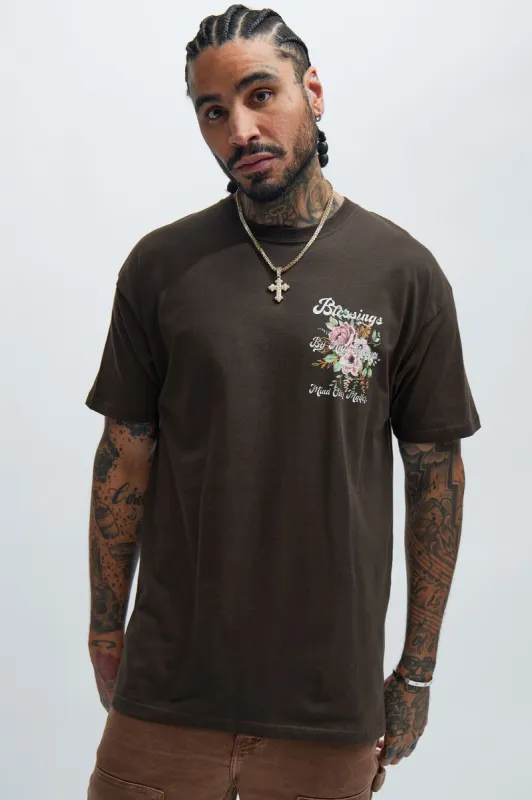 Mind Over Matter Short Sleeve Tee - Brown sold by Fashion Nova