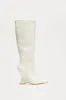 Claire Knee High Boots - Cream sold by Fashion Nova
