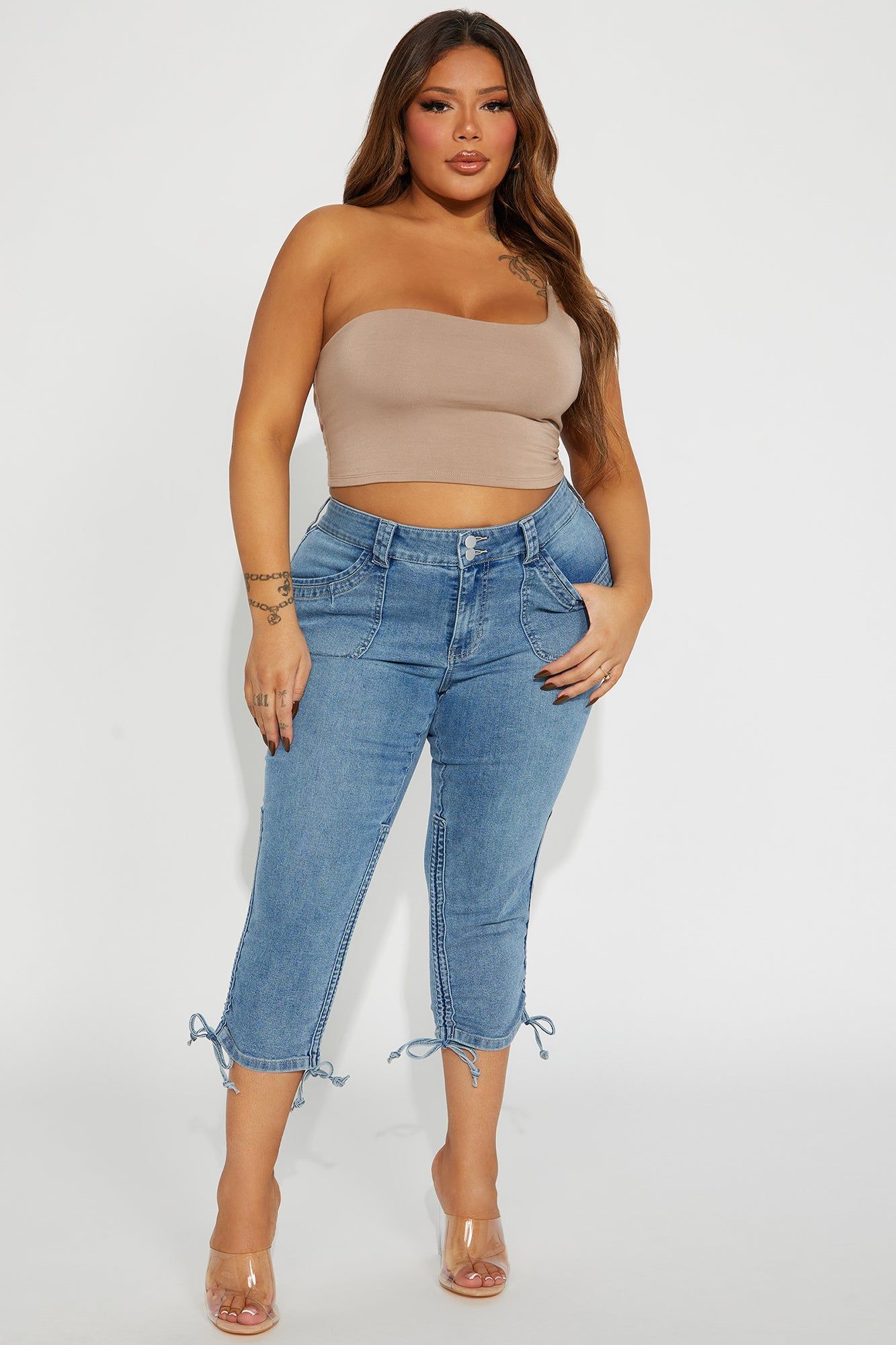 Cherie Cropped Skinny Jeans - Medium Wash sold by Fashion Nova product image thumbnail 5