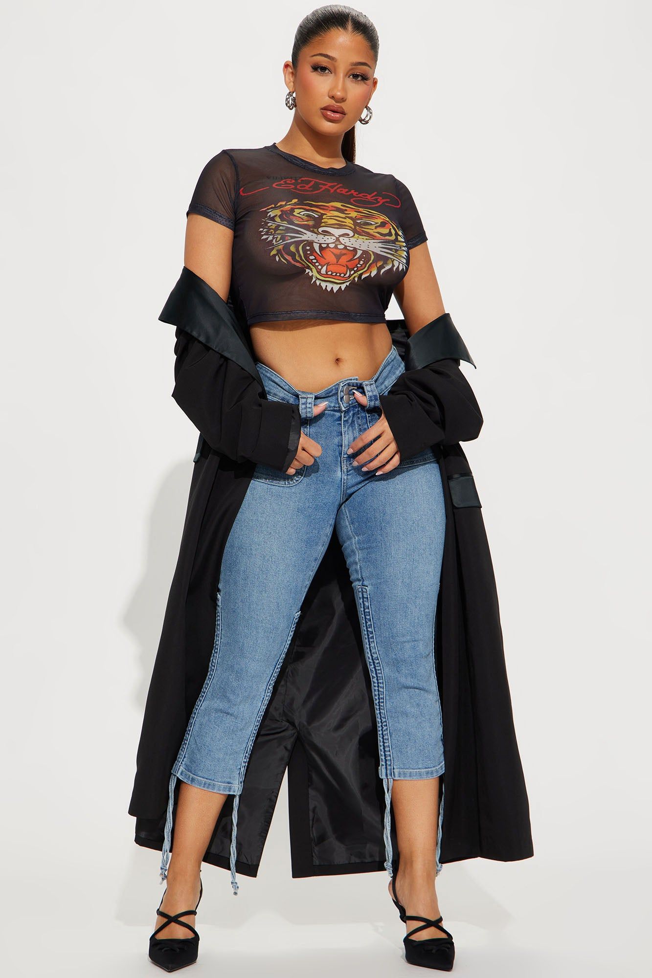 Cherie Cropped Skinny Jeans - Medium Wash sold by Fashion Nova