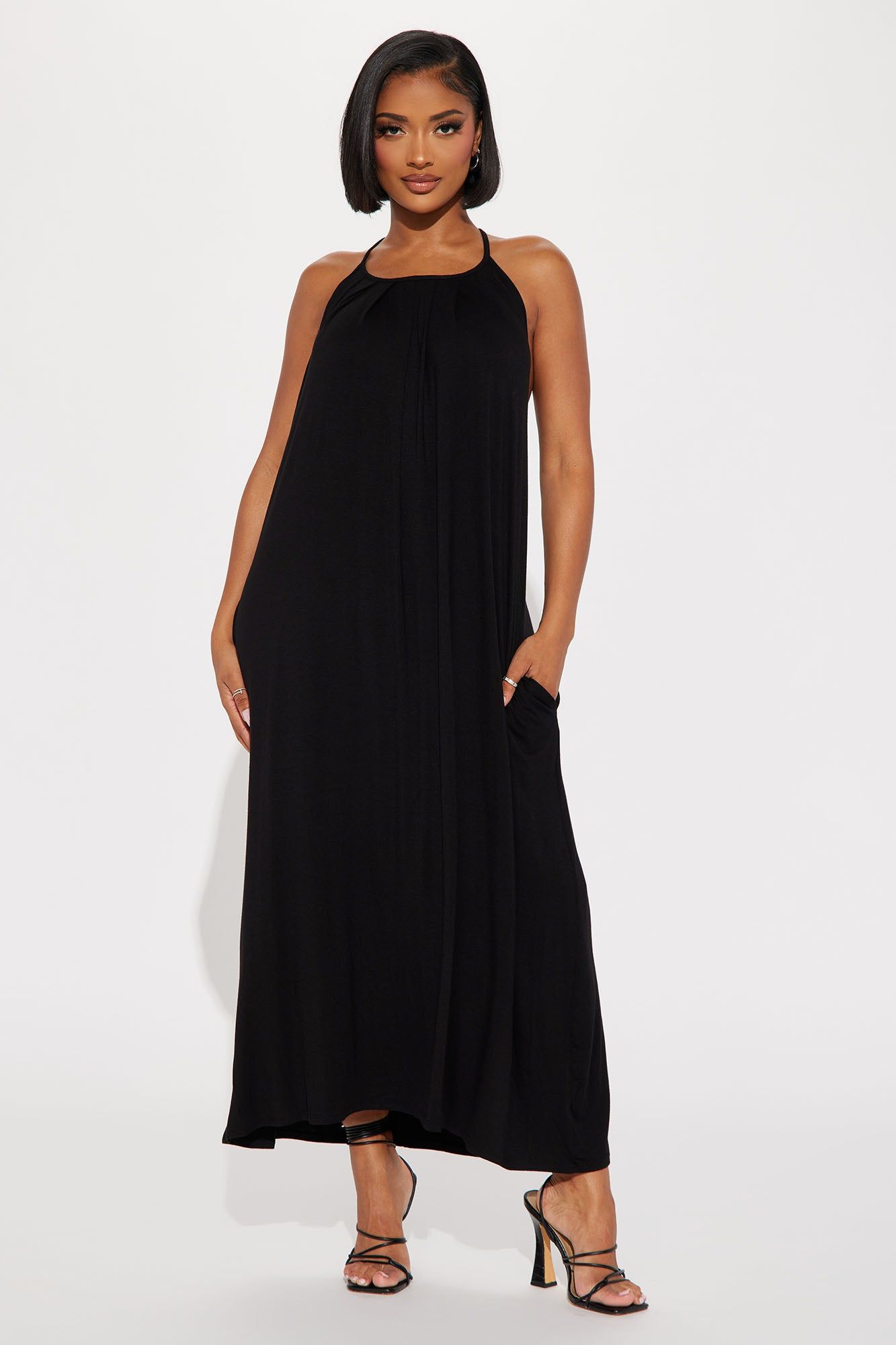 Grace Maxi Dress - Black sold by Fashion Nova