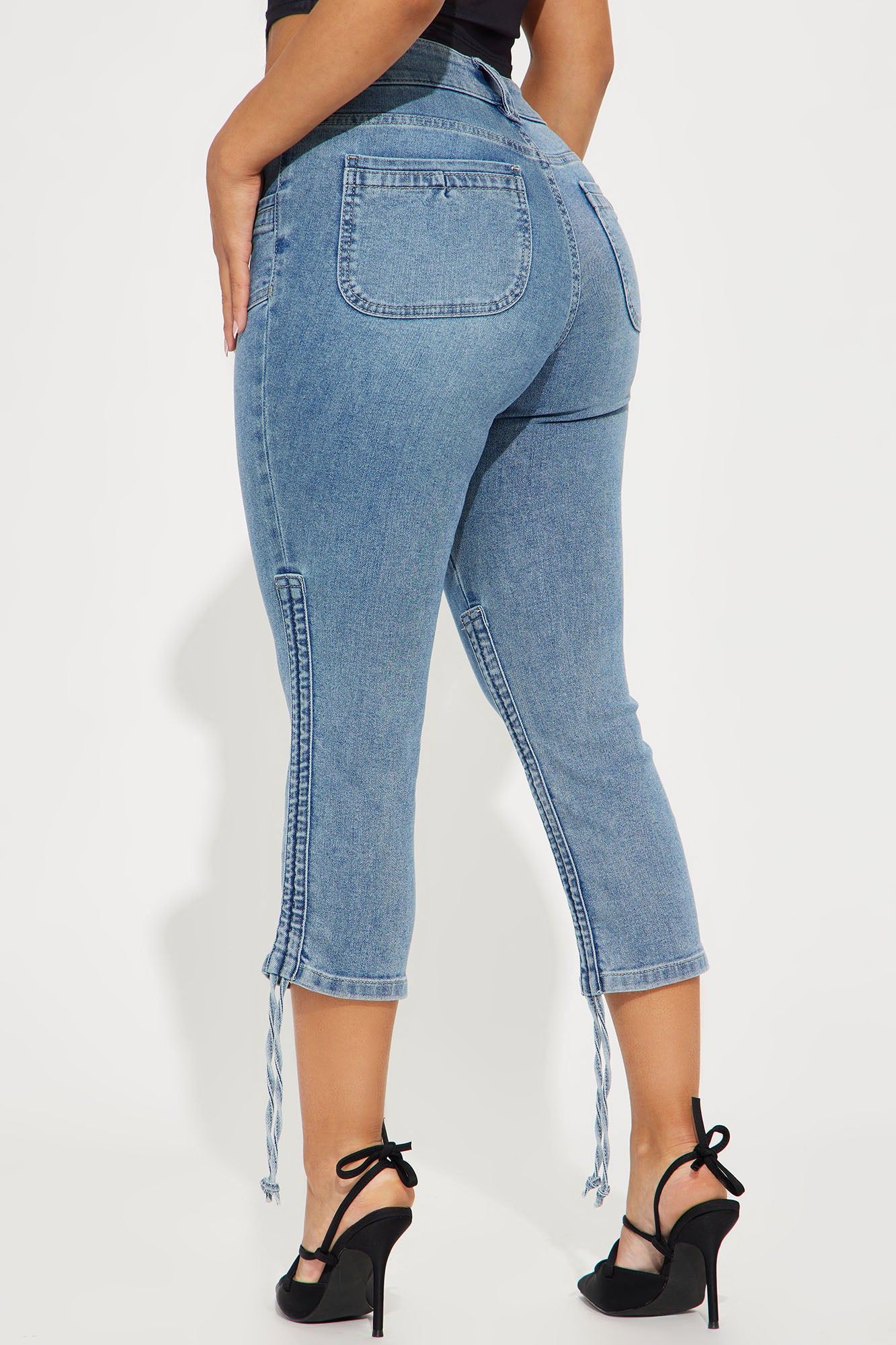 Cherie Cropped Skinny Jeans - Medium Wash sold by Fashion Nova product image thumbnail 4