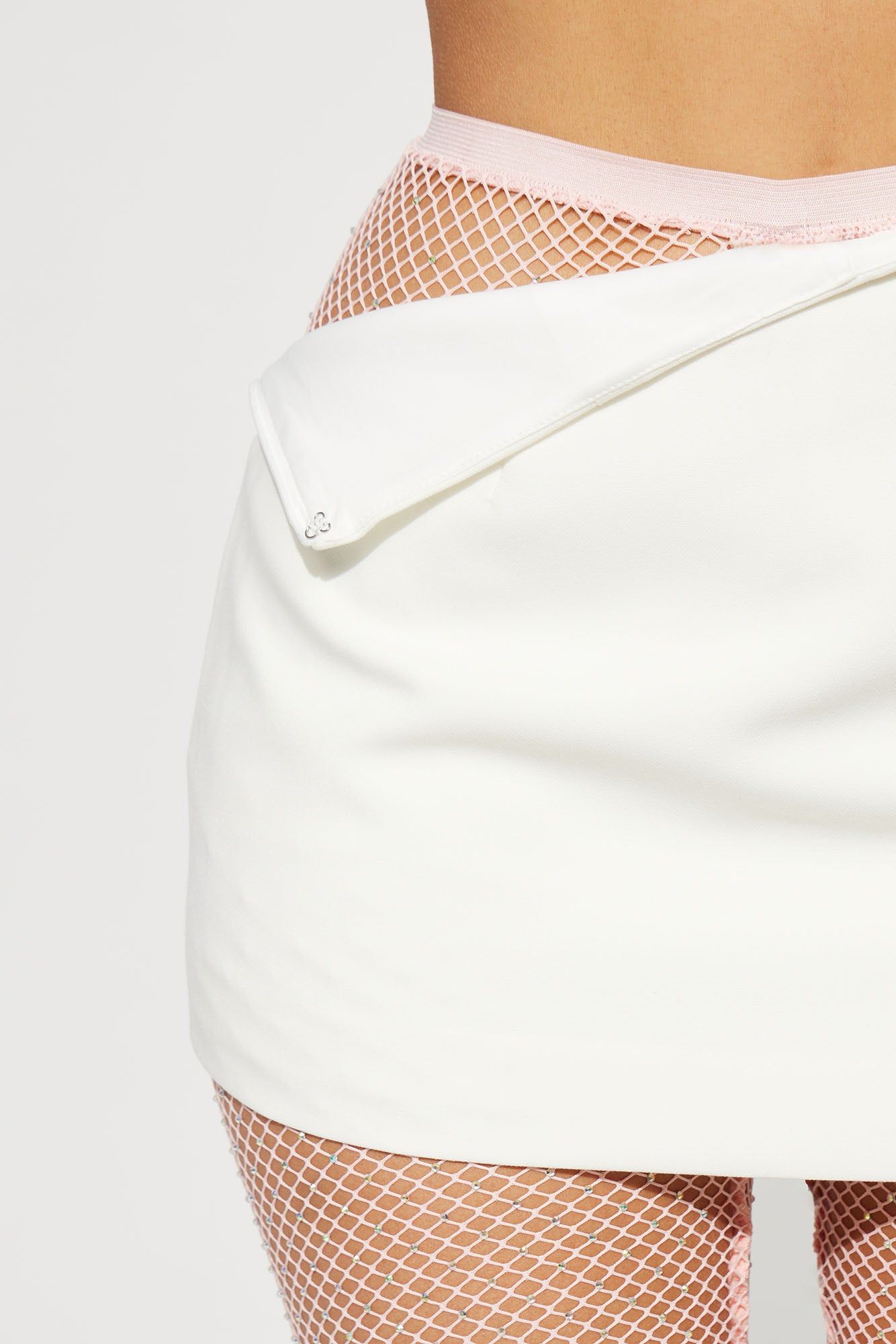 Rhinestone Mesh Pant Boot - Pink sold by Fashion Nova product image thumbnail 3