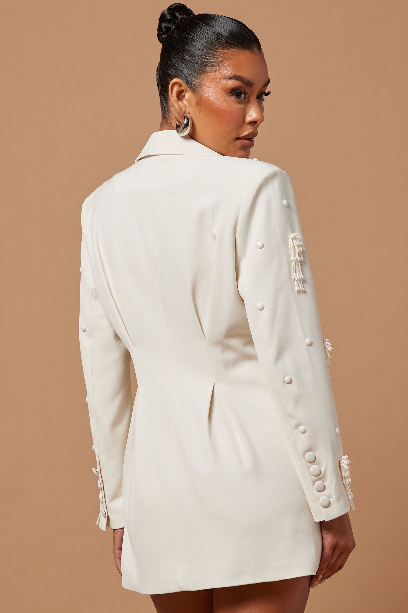 Jamie Embellished Blazer - Champagne sold by Fashion Nova product image thumbnail 4