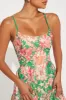 Day In Milan Mini Dress - Green/combo sold by Fashion Nova