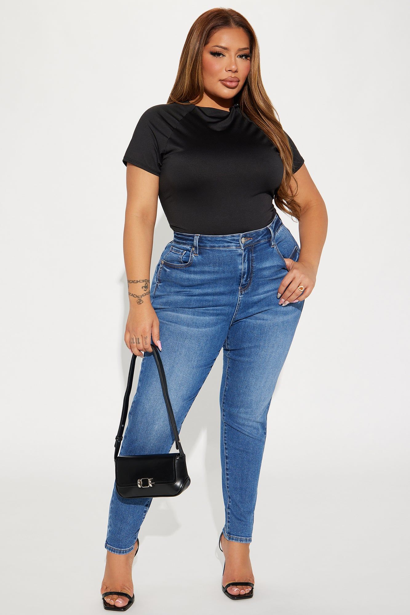 Most Popular Body Hugging Tee - Black sold by Fashion Nova product image thumbnail 5