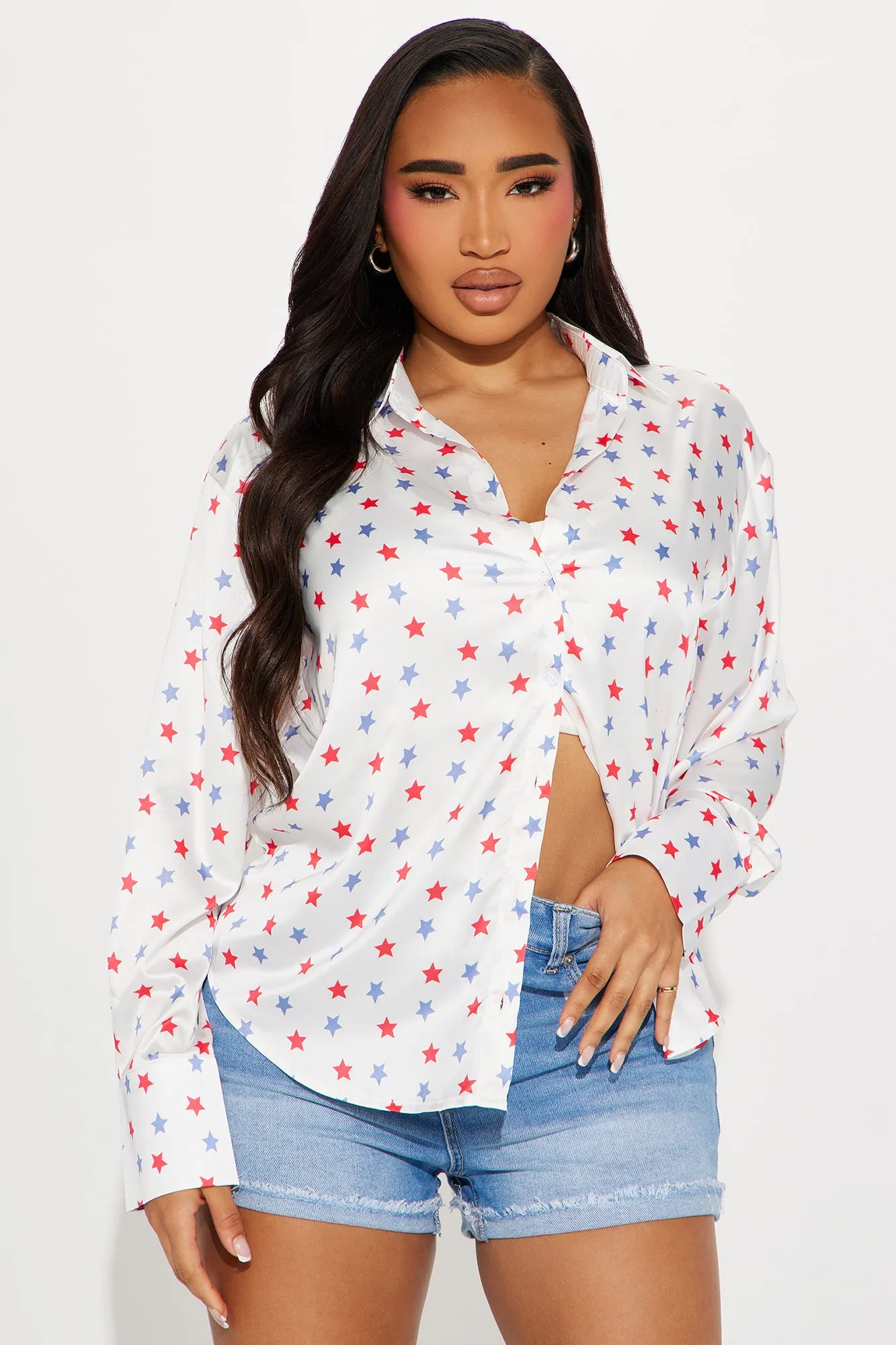 Star Girl Shirt - Ivory/combo sold by Fashion Nova product image thumbnail 2