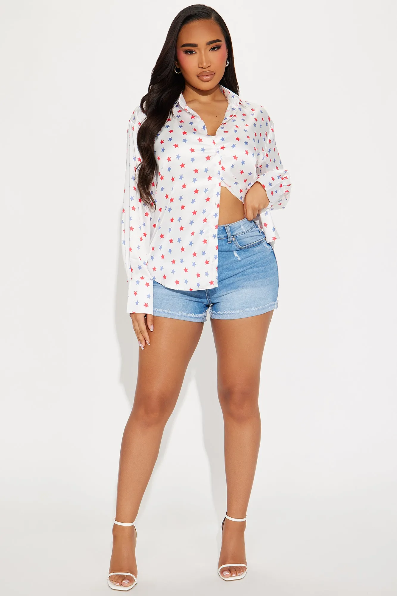 Star Girl Shirt - Ivory/combo sold by Fashion Nova product image thumbnail 3