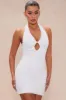Shiloh Embellished Mini Dress - White sold by Fashion Nova