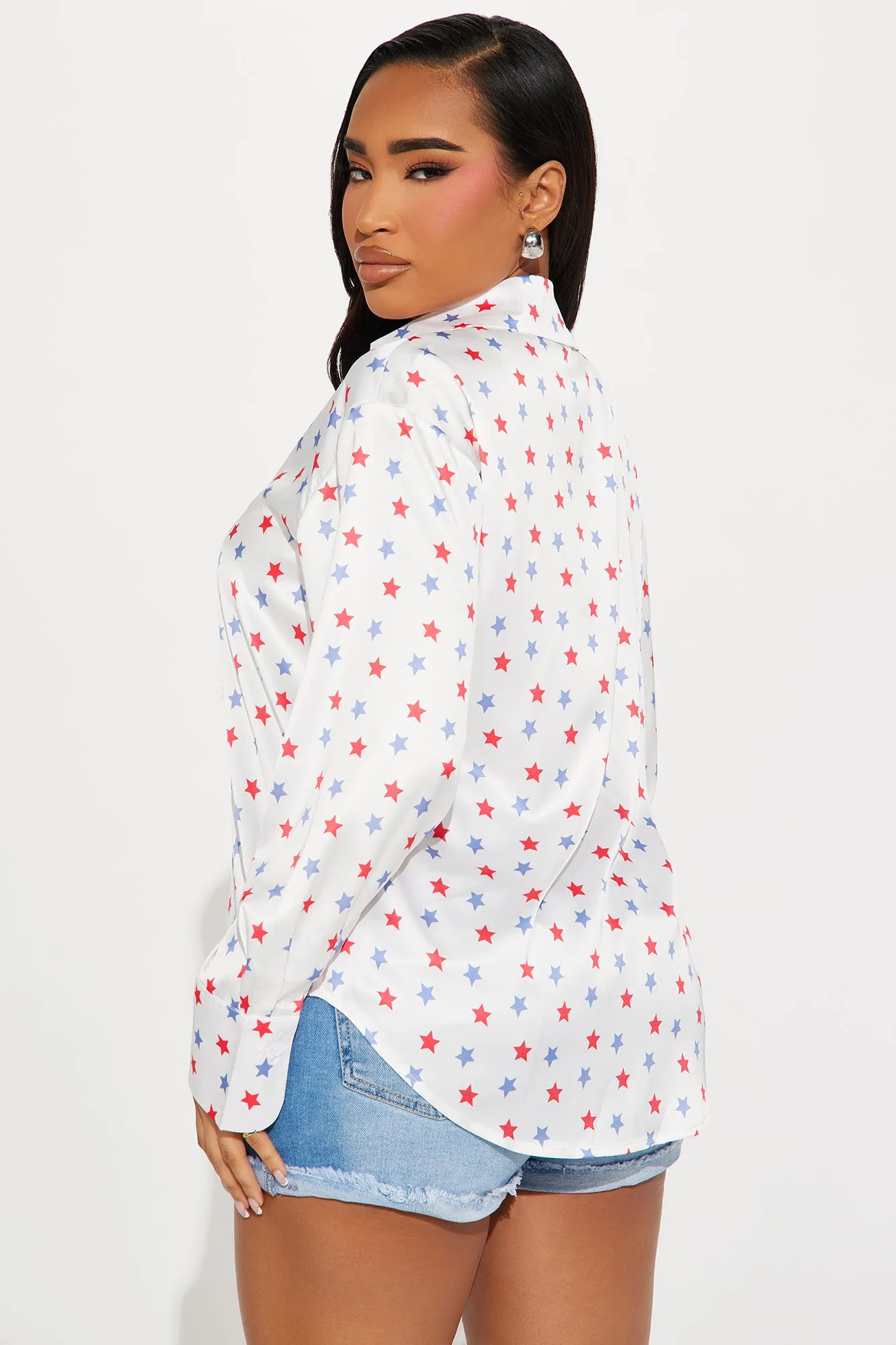 Star Girl Shirt - Ivory/combo sold by Fashion Nova product image thumbnail 5