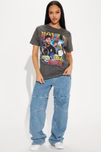 Boyz N The Hood Washed Vintage Tee - Black Wash sold by Fashion Nova
