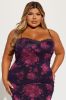 Amelia Mesh Maxi Dress - Purple/combo sold by Fashion Nova
